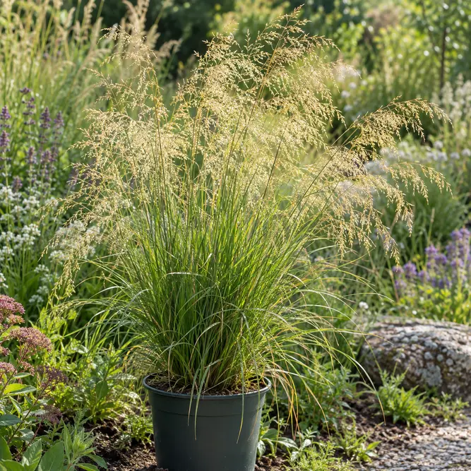 Deschampsia cespitosa 'Goldtau' (Pot Size 17cm) Tufted Hair Grass