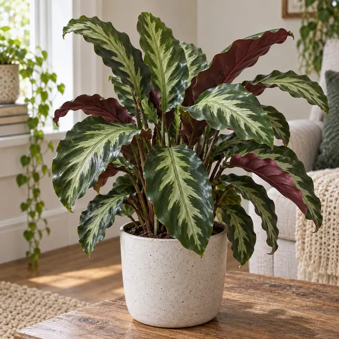 Calathea rufibarba 'Miroscha' (Pot Size 14cm) Velvet Calathea