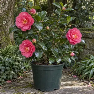Camellia japonica 'Dr Burnside'