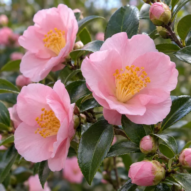 Camellia japonica 'Winter Perfume Pink' (Pot Size 19cm)