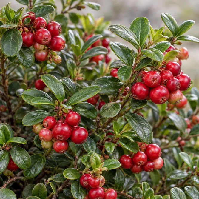 Vaccinium vitis-idaea 'Fireballs' (Pot Size 2L) Lingonberry