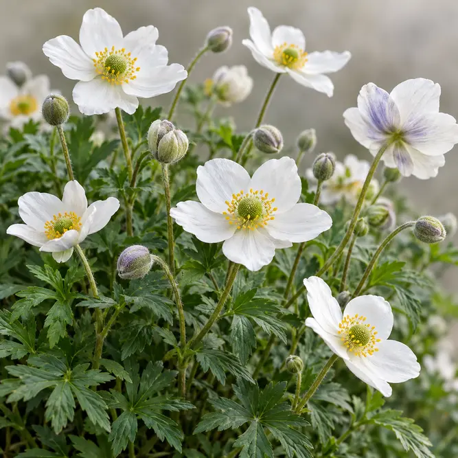 Anemone × hybrida 'Elfin Swan' (Pot Size 17cm) Elfin Swan Windflower
