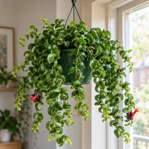 Aeschynanthus radicans 'Rasta' - Lipstick Plant, Curly Lipstick Plant