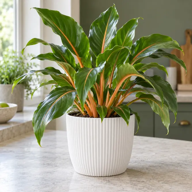 Chlorophytum orchidastrum 'Green Orange' (Pot Size 12cm) Fire Flash