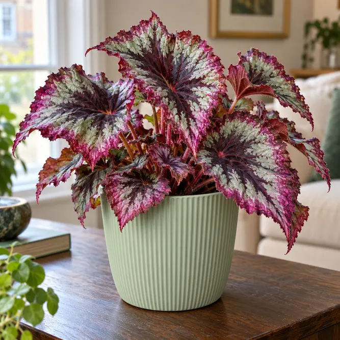 Begonia rex 'Fireworks' (Pot Size 17cm) Rex begonia