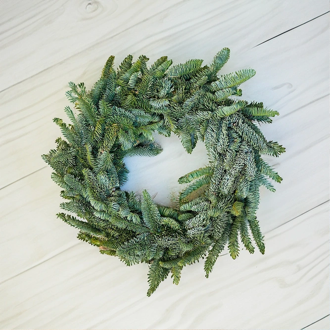 Real Pine Christmas Wreath (40cm) - image 1