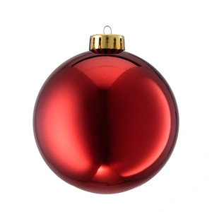 Red Glass Christmas Tree Bauble Ornament Set (26Pcs) Christmas Tree Decorations - image 3