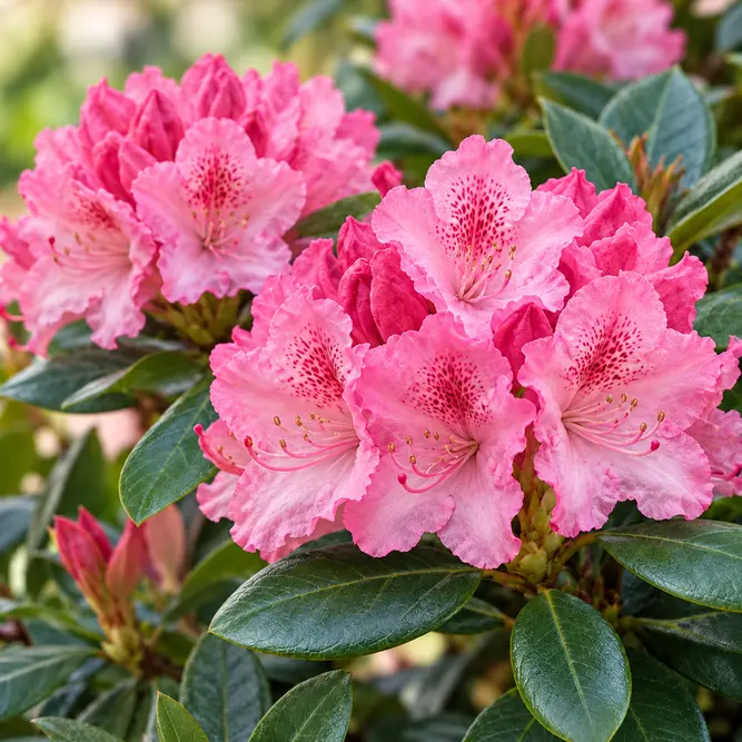 Rhododendron hybrid Pink (Pot Size 10L) Pink hybrid rhododendron - image 1