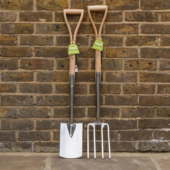 RHS Stainless Steel Border Spade & Fork Set