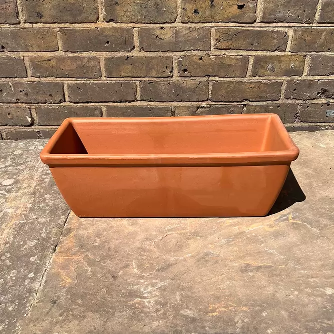 Roman Terracotta Window Box Trough Planter W42cm The Boma Garden Centre