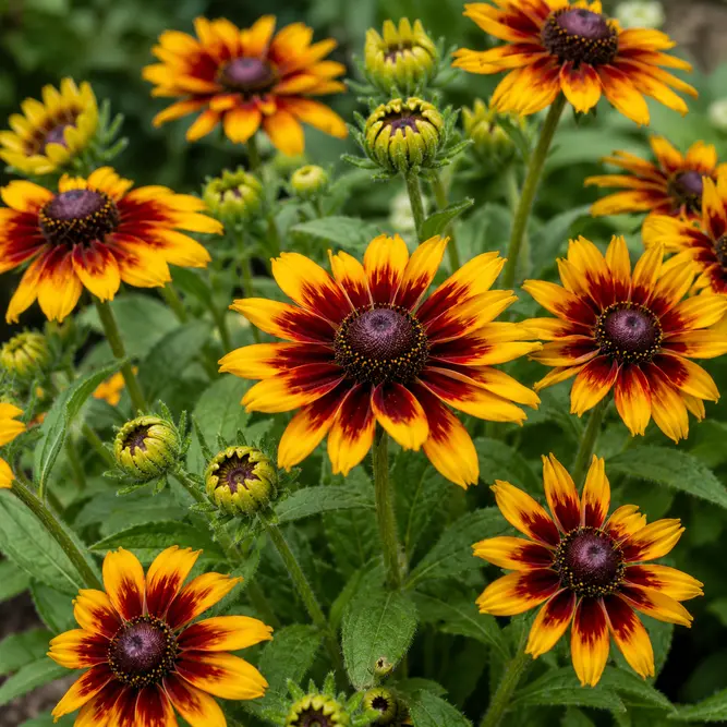 Rudbeckia hirta 'MiniBeckia Flame' (Pot Size 3L) Black-Eyed Susan