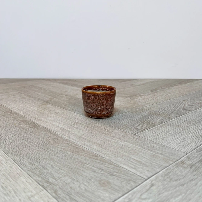 Serra Brown Plant Pot (6cm) - image 1