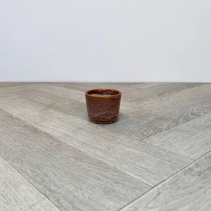 Serra Brown Plant Pot (6cm) - image 1