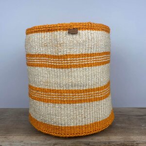 Sifa Orange Weaved Straw Basket (D30cm x H32cm) Indoor Plant Pot Cover - image 3