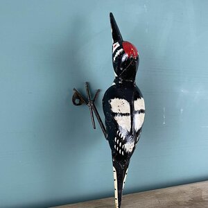 Spotted Wall Mounted Multicoloured Woodpecker L32cm x W10cm x H12cm - image 4