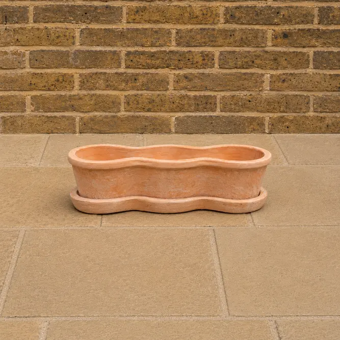 Terracotta Costa Window Box Planter (W48xD16xH10cm) - image 1