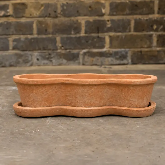 Terracotta Costa Window Box Planter (W48xD16xH10cm) - image 1