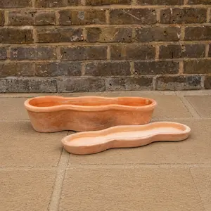 Terracotta Costa Window Box Planter (W84xD16xH10cm) - image 3