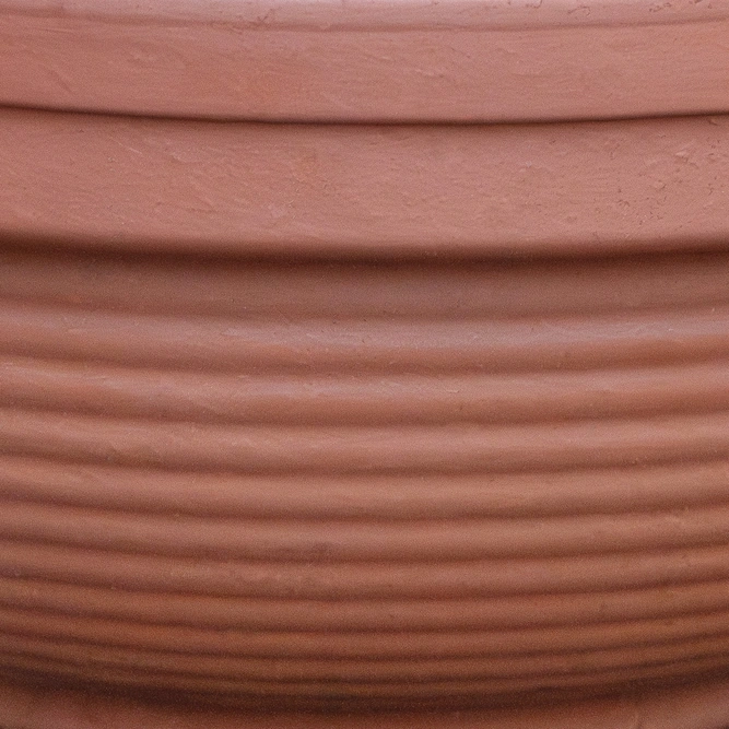 Terracotta Ribbed Bowl D32cm x H15cm - image 3