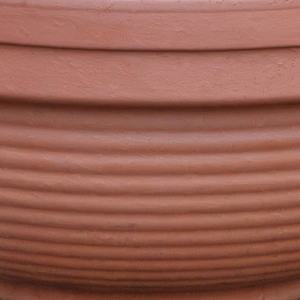 Terracotta Ribbed Bowl D32cm x H15cm - image 3