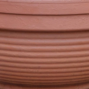 Terracotta Ribbed Bowl D32cm x H14cm - image 4