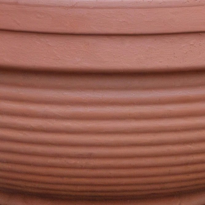 Terracotta Ribbed Bowl D23cm x H11cm - image 4