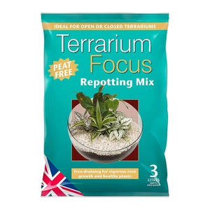 Terrarium Focus Repotting Mix 3L Houseplant Compost