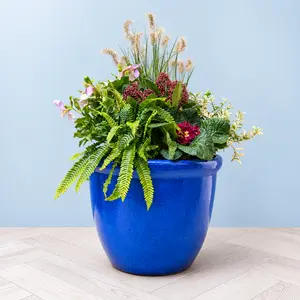 The Kenwood Planter (25cm) Ready-Planted Glazed Terracotta Planter - image 2