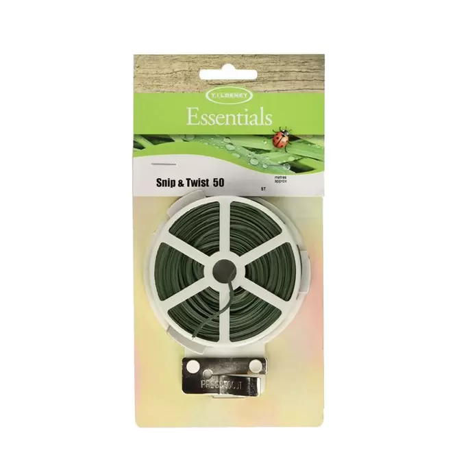 Twist Tie Olive 50m & Cutter