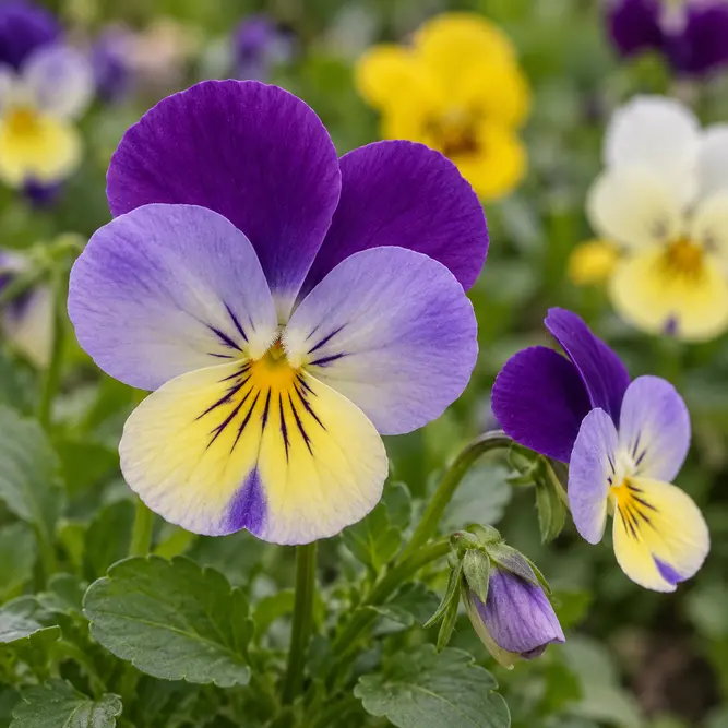 Viola Mix (Pot Size 9cm) Mixed cultivars
