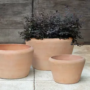 Whitby Terracotta Planter - Handmade Outdoor Planter
