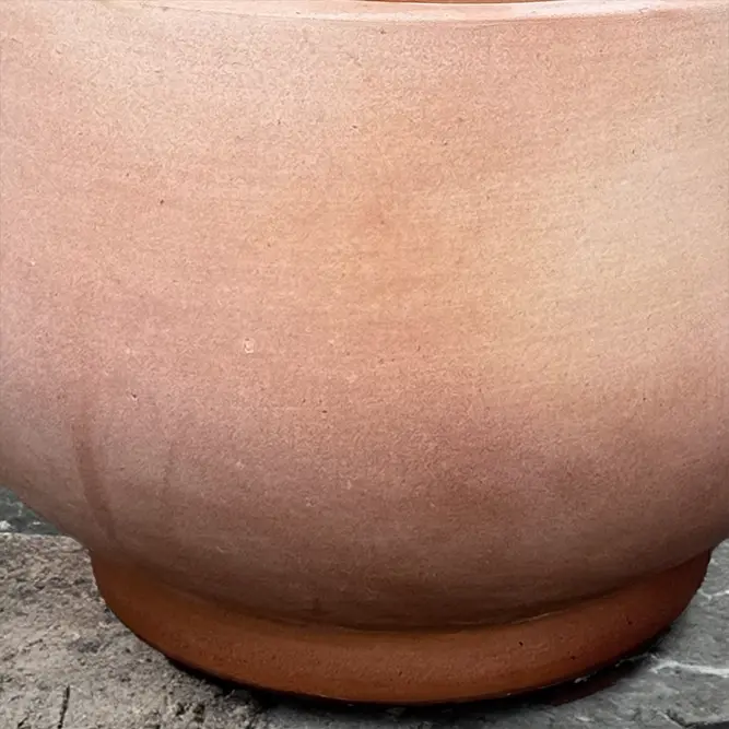 Whitewash Deluxe Bowl (D33xH25cm) Handmade Outdoor Terracotta Planter - image 3