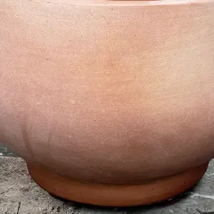 Whitewash Deluxe Bowl (D33xH25cm) Handmade Outdoor Terracotta Planter - image 3