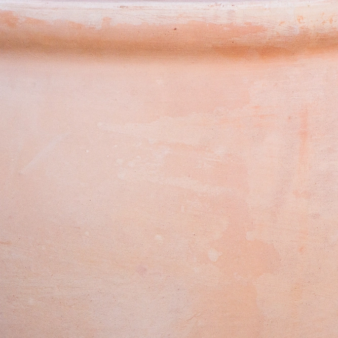 Whitewash Terracotta Handmade Delta Rim Planter (D21 x H16cm) Outdoor Plant Pot - image 4
