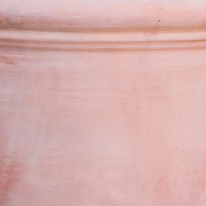 Whitewash Terracotta Handmade Plain Cylinder Planter (D50cm x 37cm) Outdoor Plant Pot - image 4