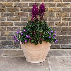 Whitewash Terracotta Handmade Stan A2 Planter (D49x38cm) Outdoor Plant Pot - image 3