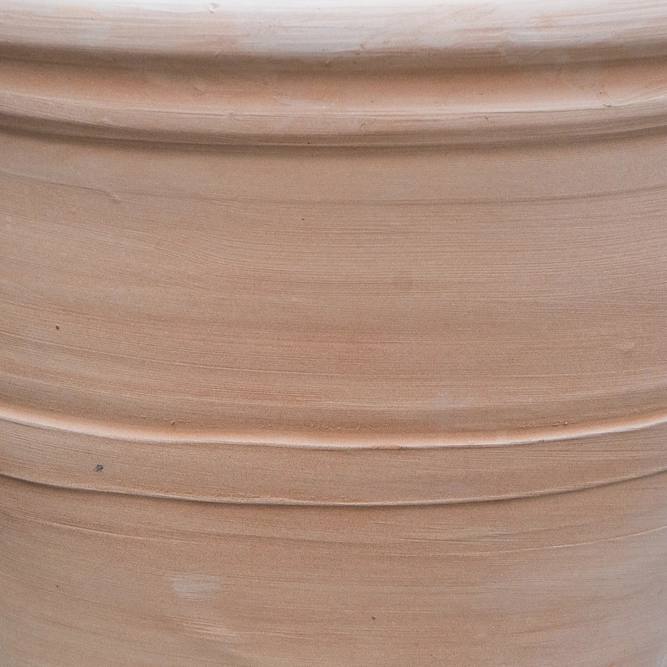 Whitewash Terracotta Handmade Stan RIng Planter (D24cm x H23cm) Outdoor Plant Pot - image 5