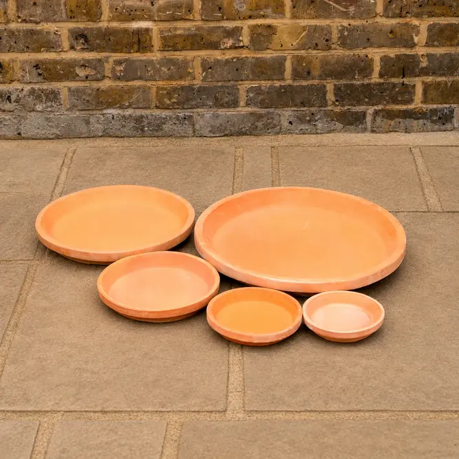 Handmade Terracotta Saucer - Alicia (D16cm) Outdoor Pot Saucer - image 4