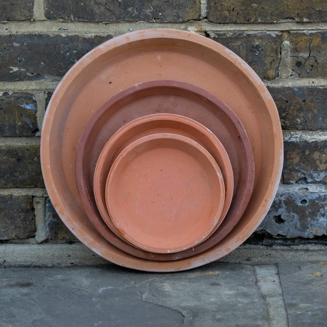 Whitewash Terracotta Saucer - Alicia (D19cm) Outdoor Pot Saucer - image 1